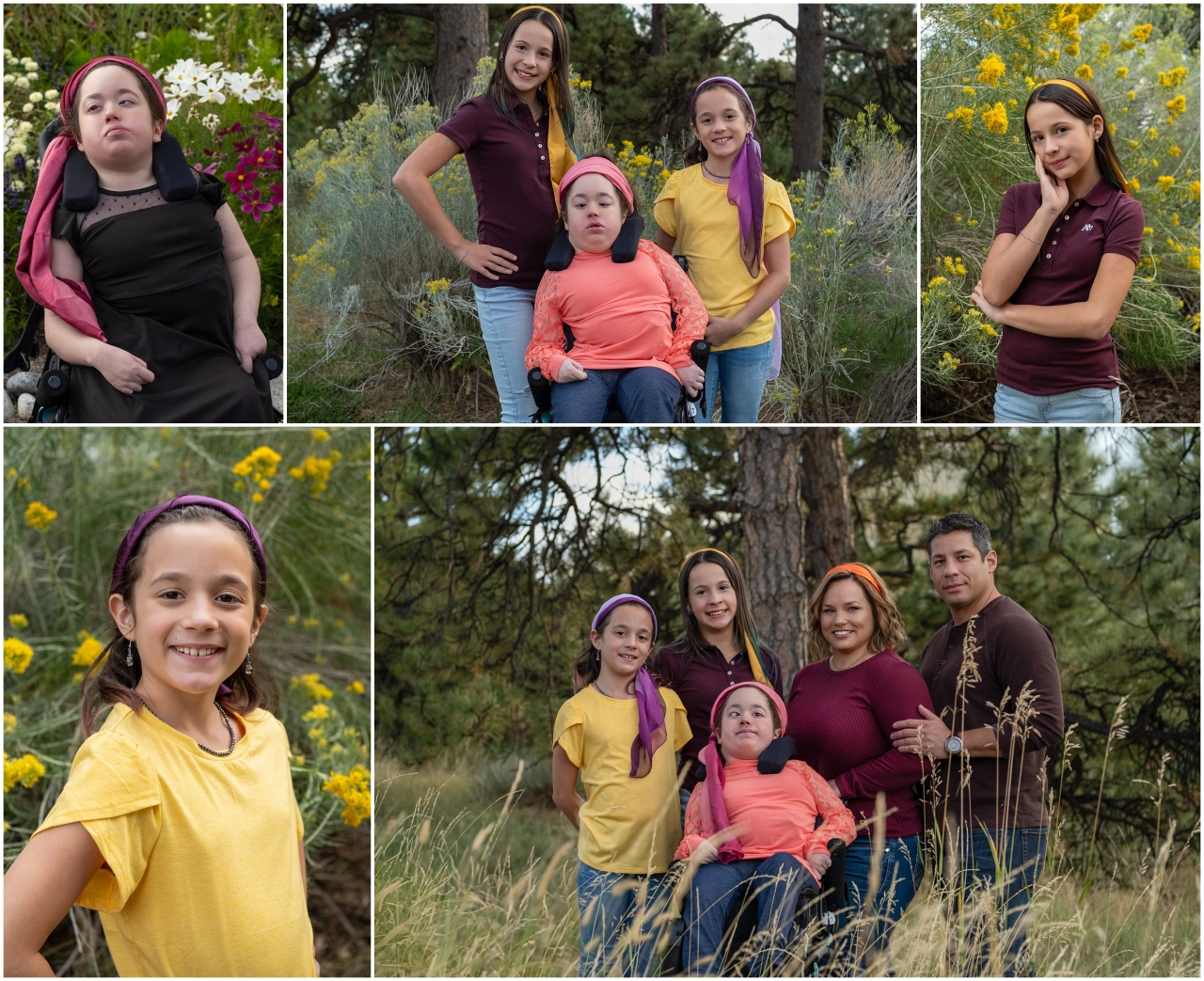 Joe (dad) + Danielle (bonus mom) + Riley (11) + Jillian (9) + Kara (9)