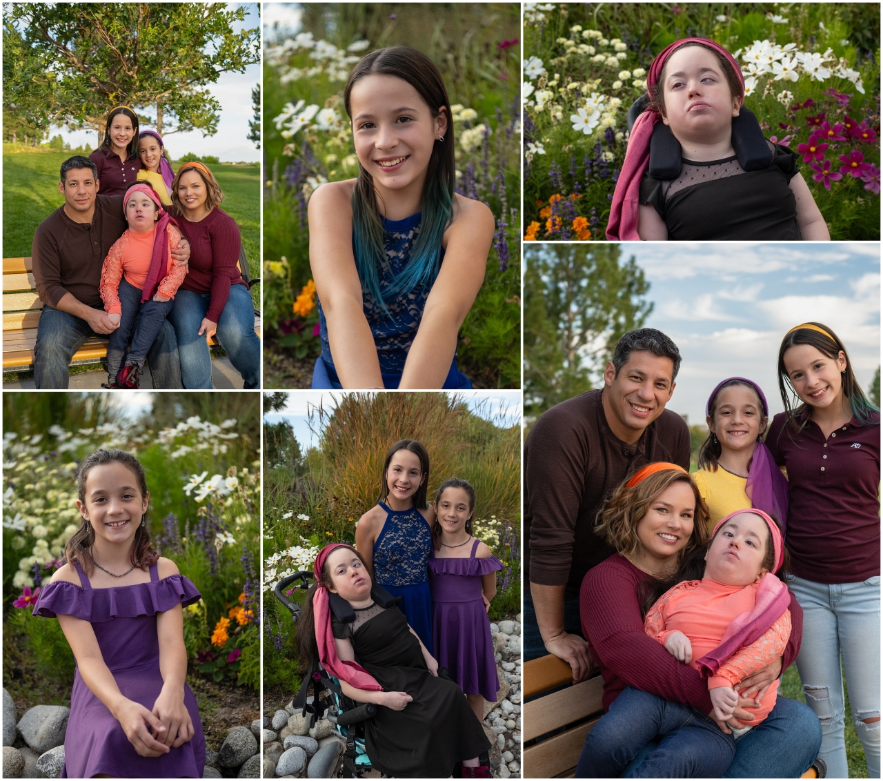 Joe (dad) + Danielle (bonus mom) + Riley (11) + Jillian (9) + Kara (9)