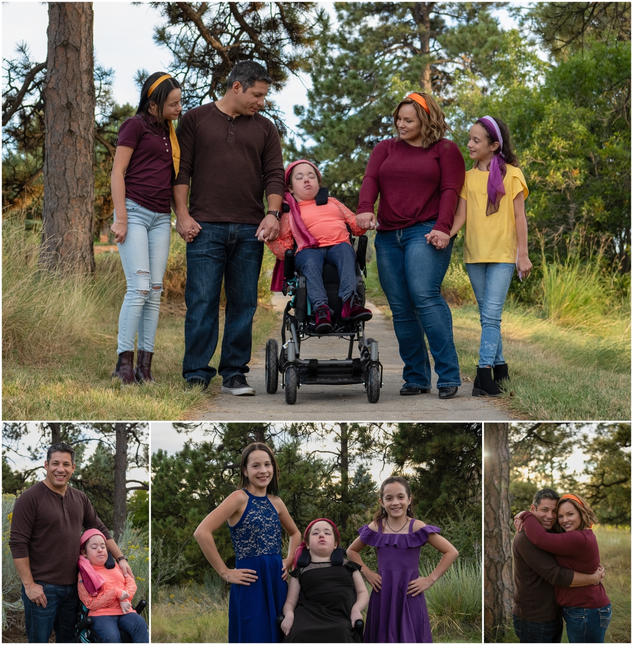 Joe (dad) + Danielle (bonus mom) + Riley (11) + Jillian (9) + Kara (9)