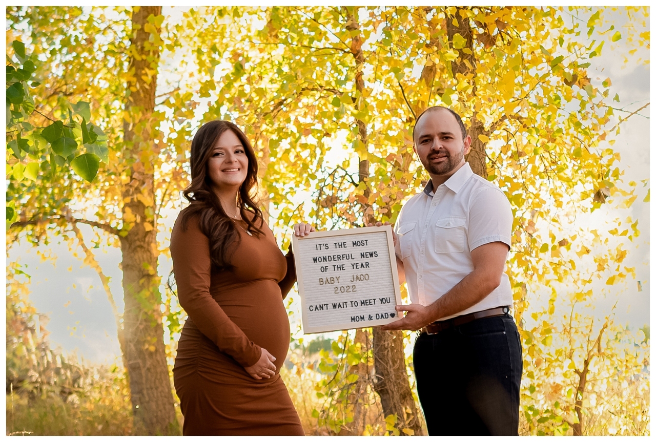 Family portrait photographer in aurora colorado - Andrea & Luis Jaco - fall maternity session - grow with me package - mackenzie carullo photography - 80016 portrait photographer