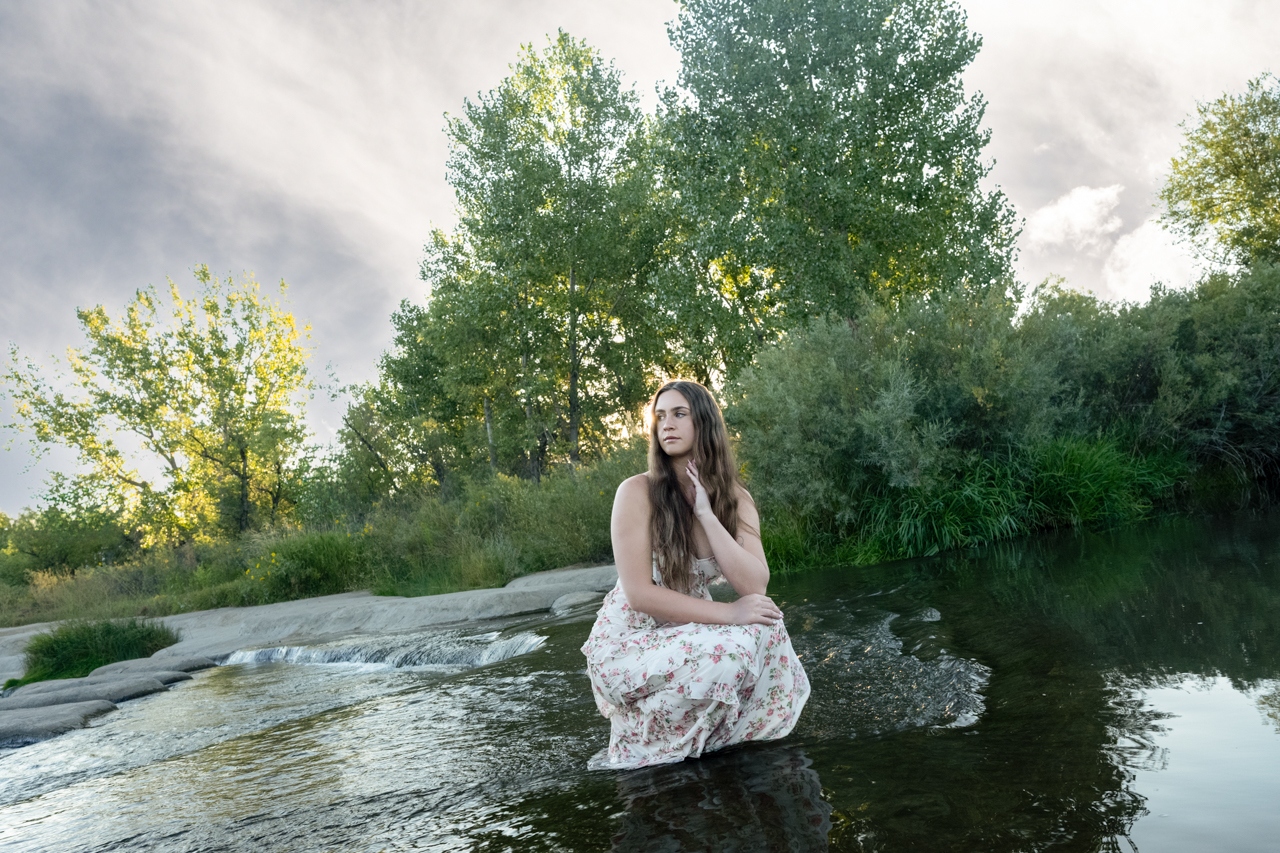 Josephine Bader Legend highschool senior portrait