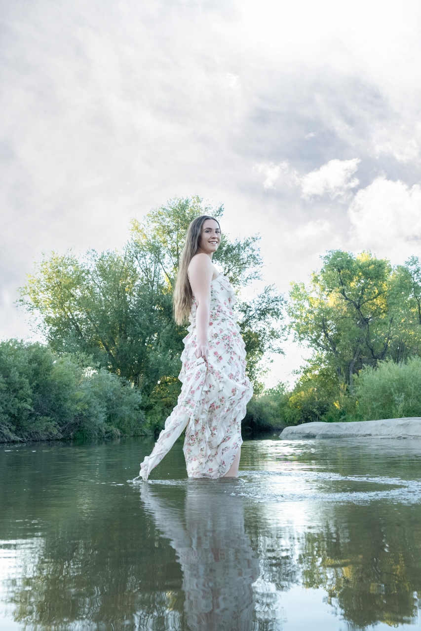 Josephine Bader Legend highschool senior portrait