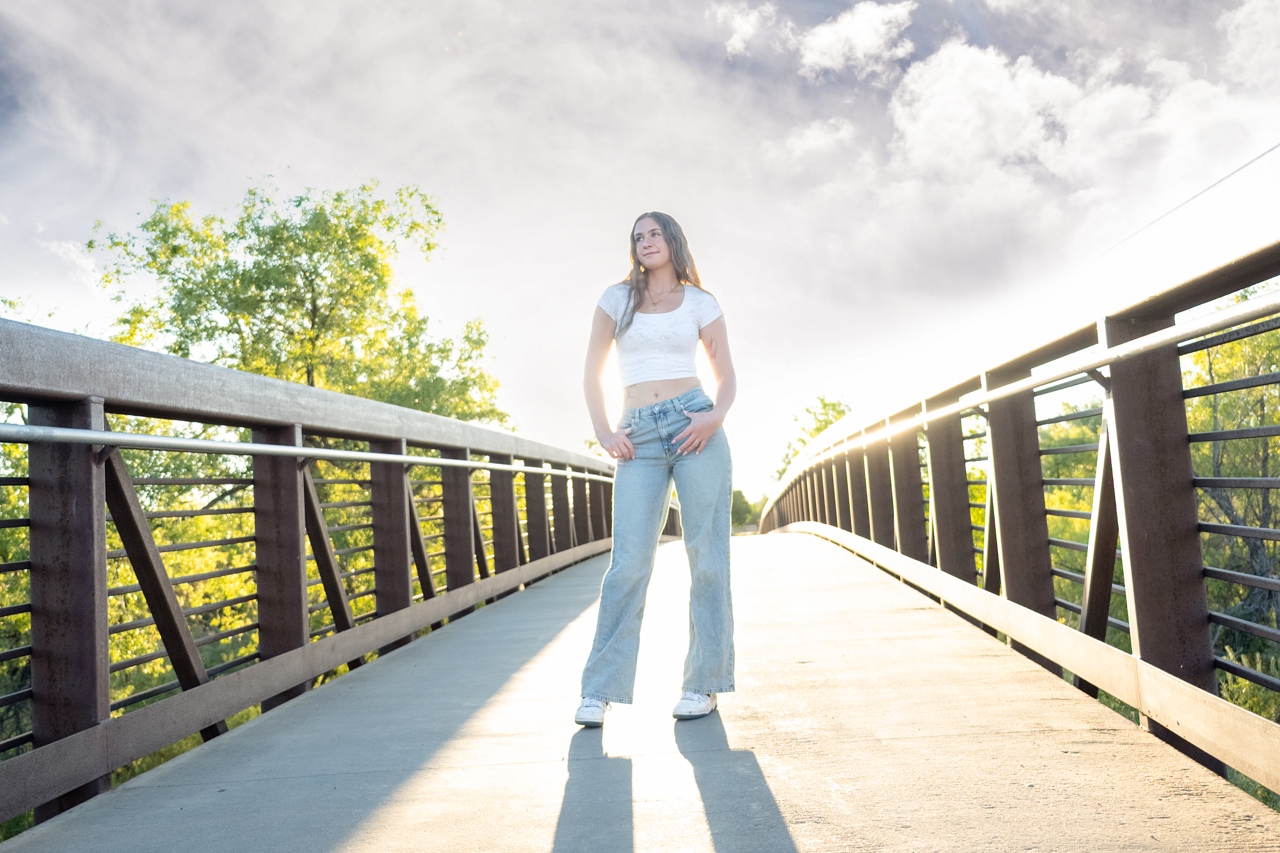 Josephine Bader Legend highschool senior portrait